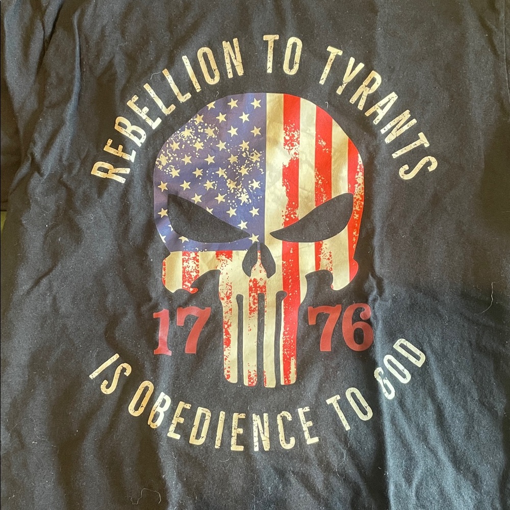 1776 shirt Softstyle Black T-Shirt